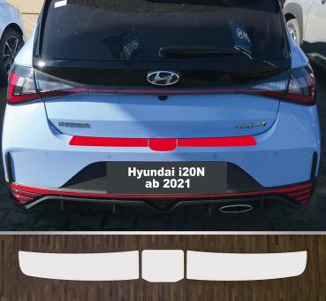 Lackschutzfolie Ladekantenschutz transparent 150 µm für Hyundai i20N ab 2021